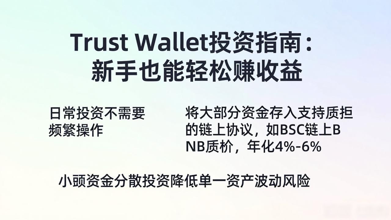 Trust Wallet投资指南:新手也能轻松赚收益