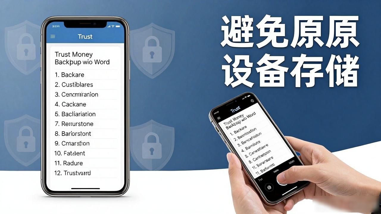 Trust钱包找回资产前必须做的关键备份步骤