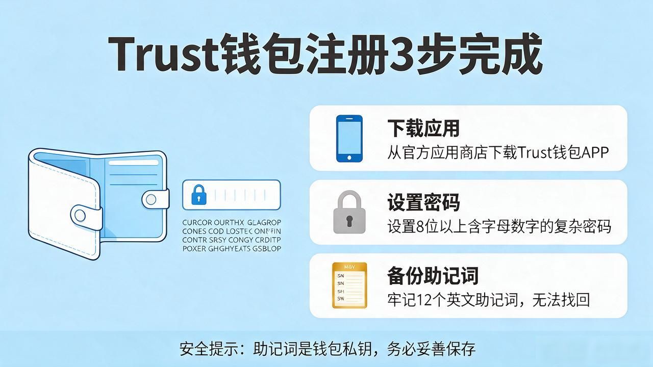 Trust钱包注册教程：3步快速完成开户