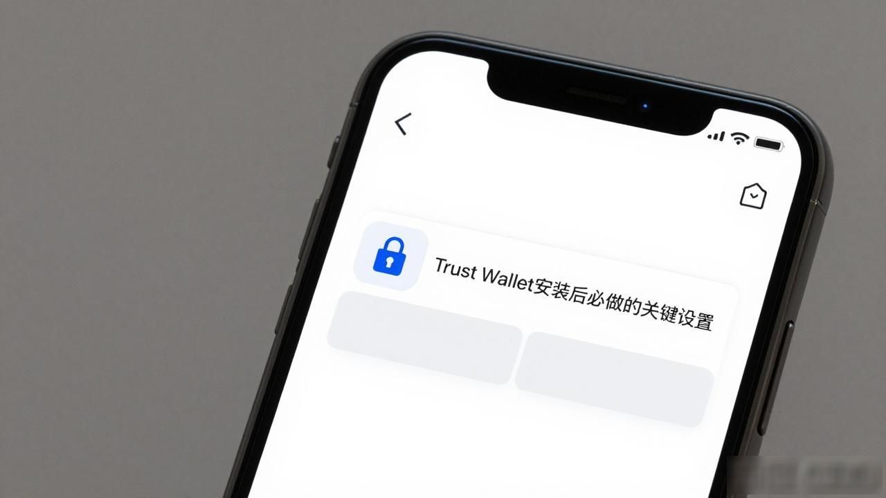 Trust Wallet安装后必做的关键设置