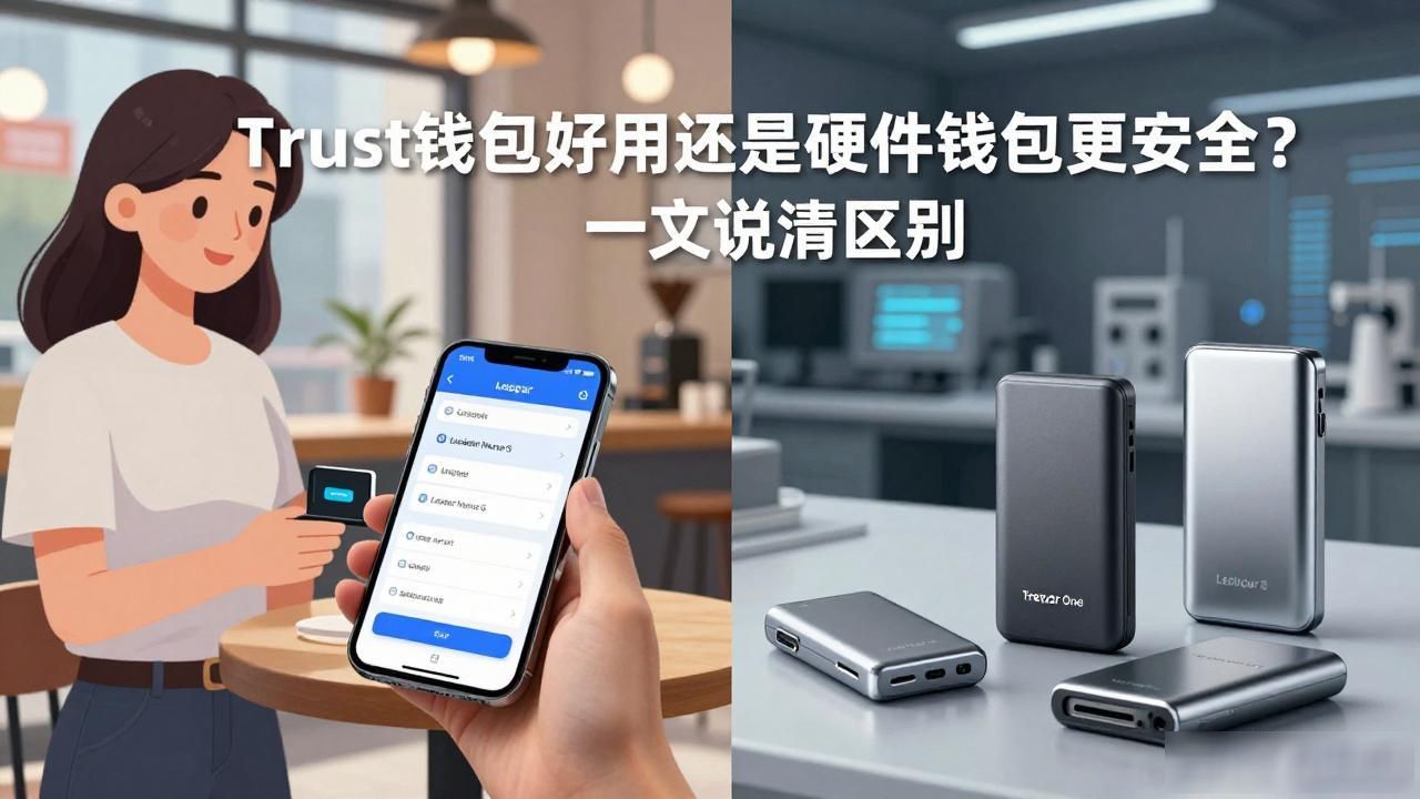 Trust钱包好用还是硬件钱包更安全？一文说清区别