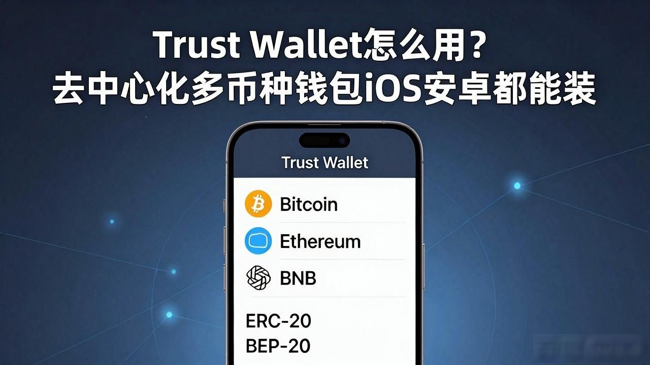 Trust Wallet怎么用？去中心化多币种钱包iOS安卓都能装