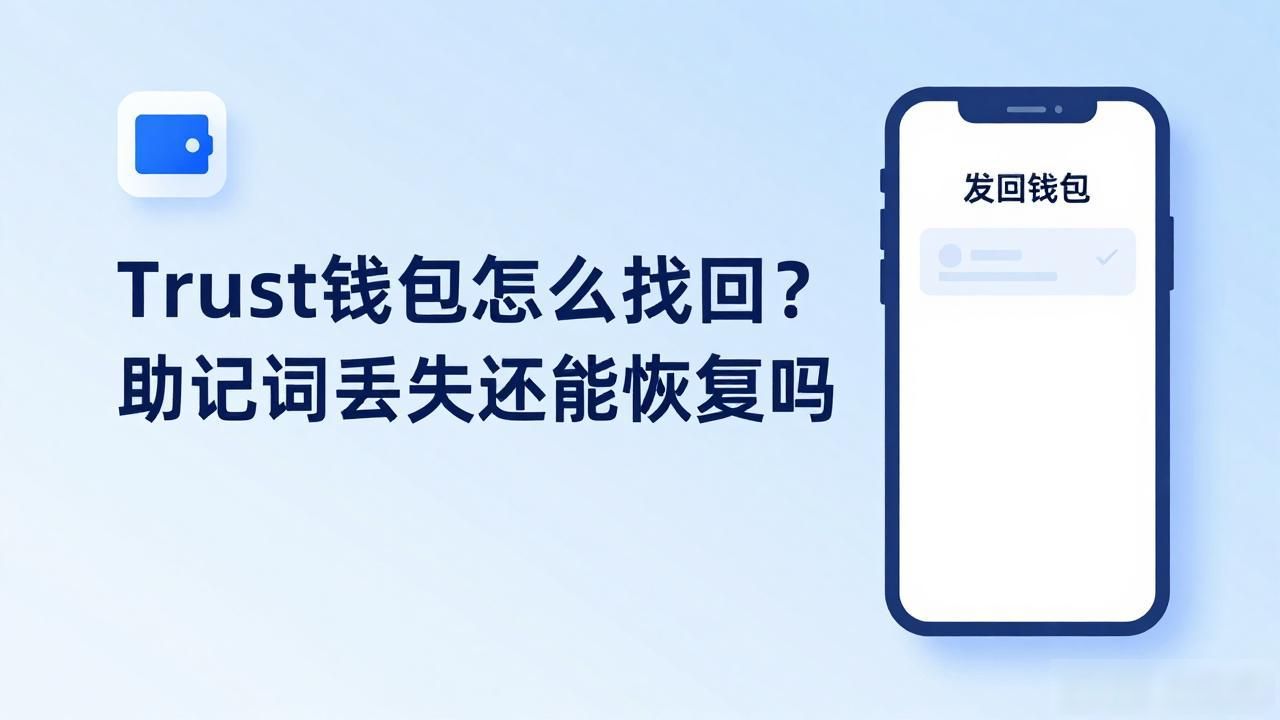 Trust钱包怎么找回？助记词丢失还能恢复吗