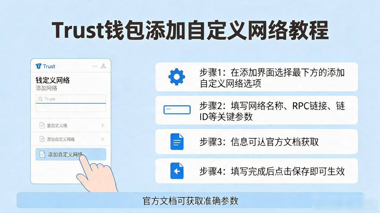 Trust钱包添加自定义网络完整教程
