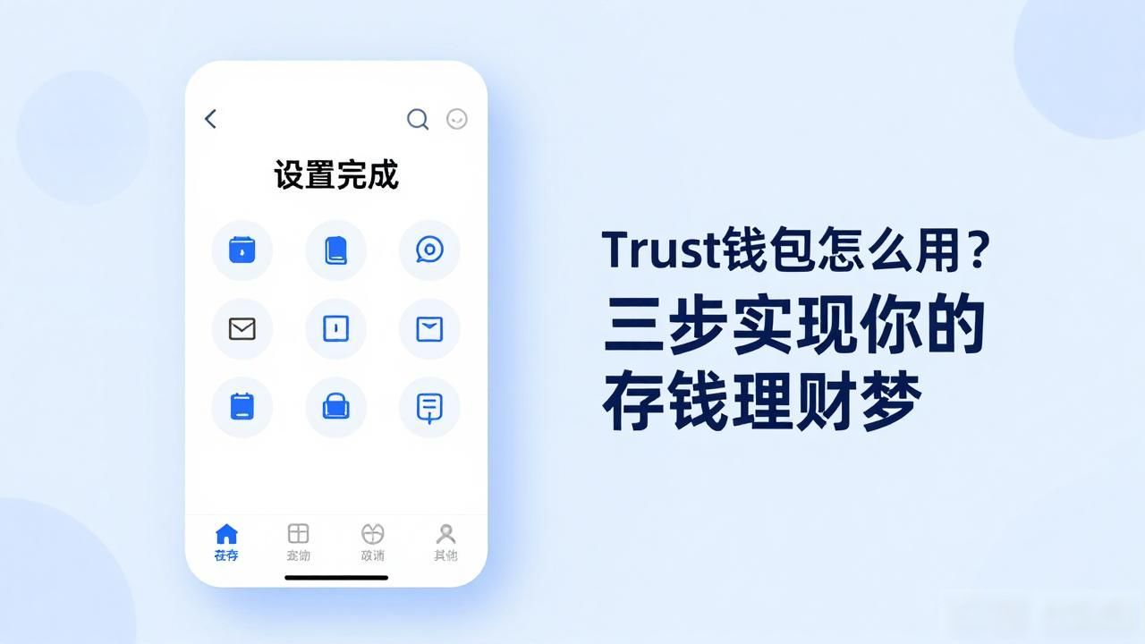 Trust钱包怎么用？三步实现你的存钱理财梦