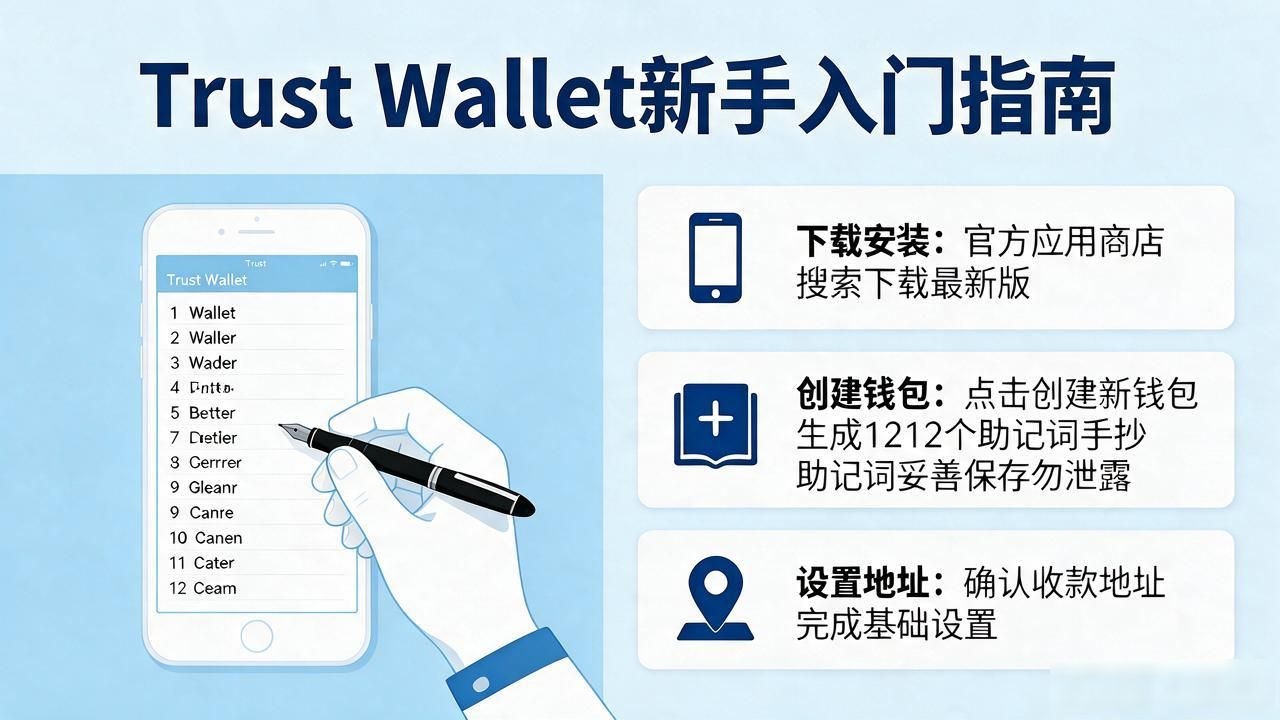 Trust Wallet最新版怎么下载？新手入门一篇讲明白