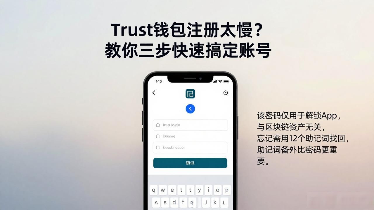 Trust钱包注册太慢?教你三步快速搞定账号