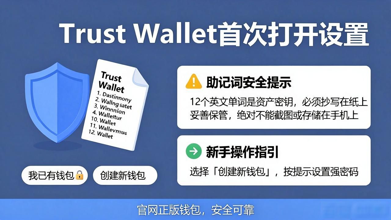Trust Wallet下载安装教程：官网正版钱包设置全流程