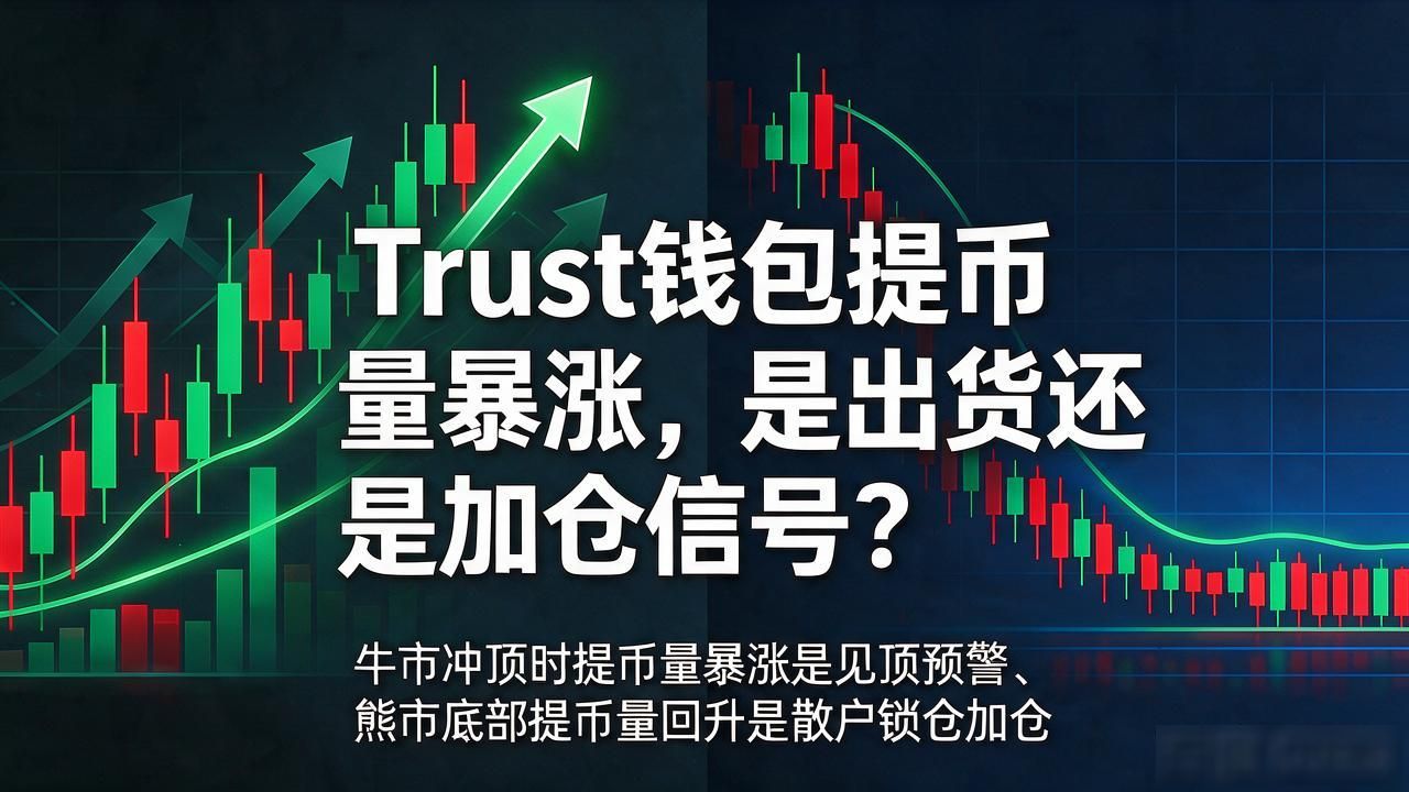 Trust钱包提币量暴涨,是出货还是加仓信号?