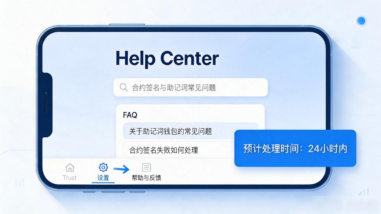 Trust Wallet苹果版投资者怎么找交流渠道?支持入口一次说清