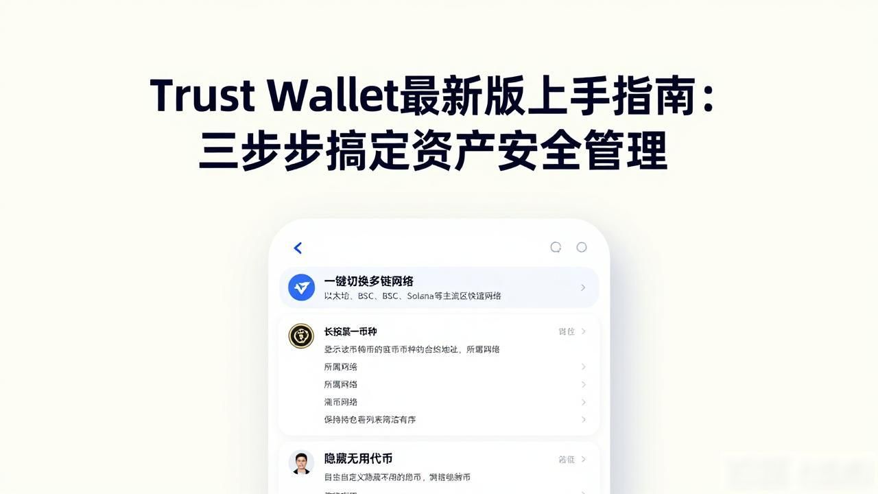 Trust Wallet最新版上手指南:三步搞定资产安全管理