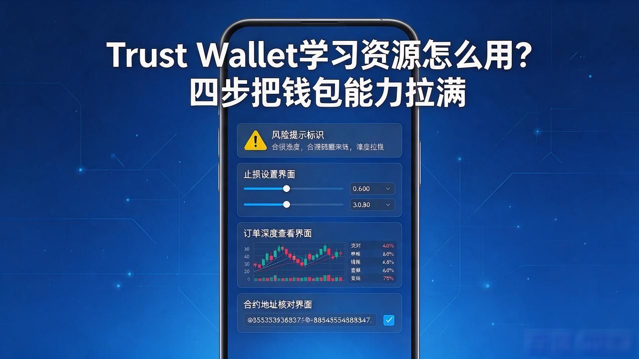 Trust Wallet学习资源怎么用？四步把钱包能力拉满