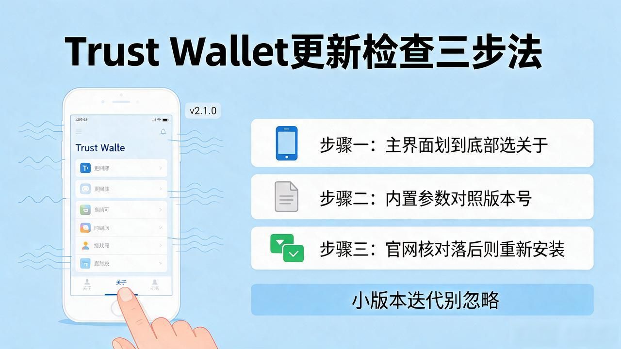 刚装上Trust Wallet怎么查更新?手动三步防漏洞