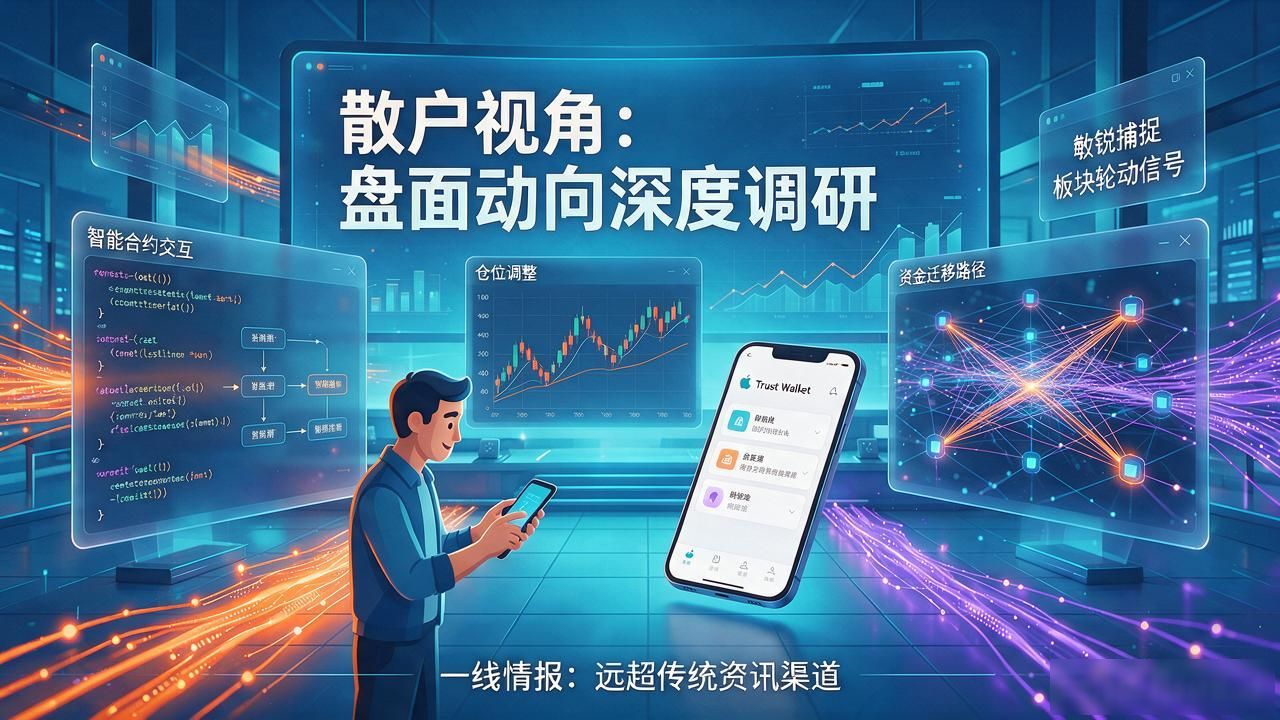 装好Trust Wallet苹果版,散户怎么看懂盘面动向