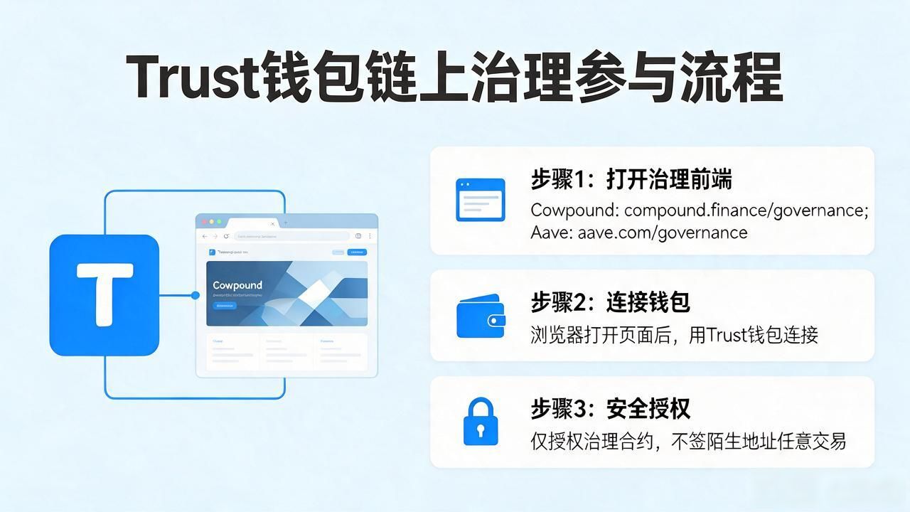 Trust钱包怎么参与链上治理?持币投票全流程