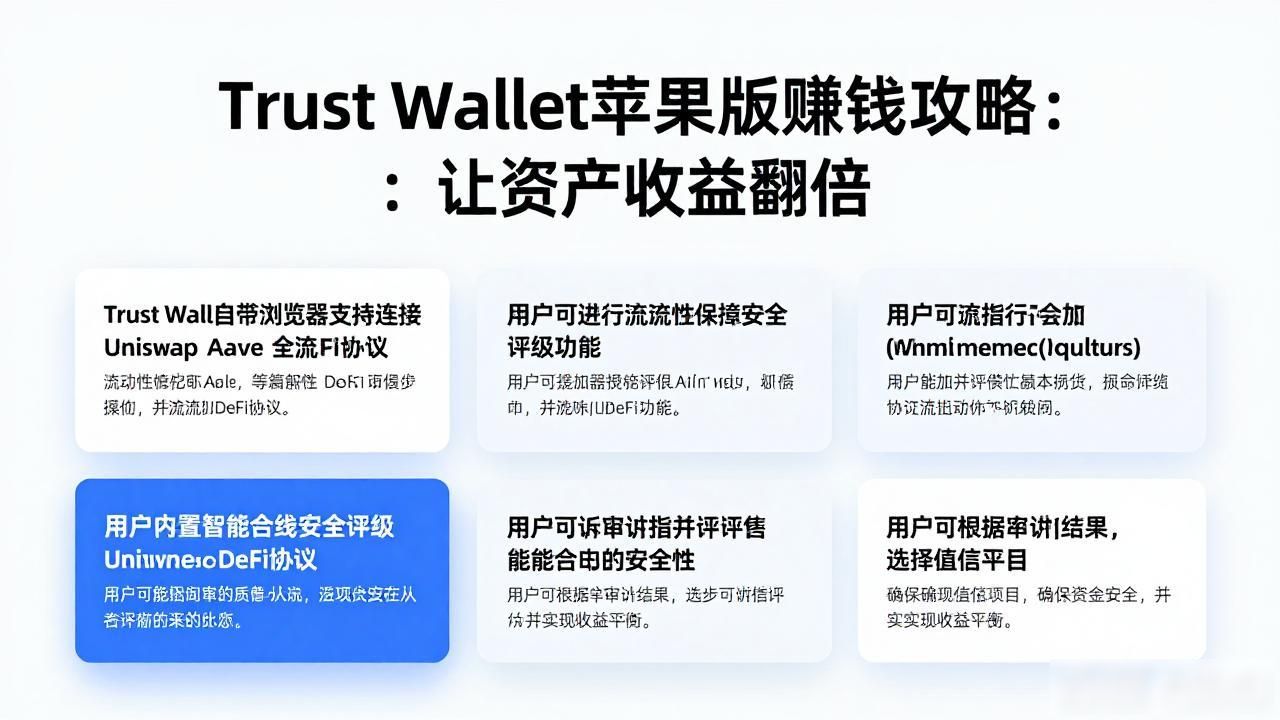 Trust Wallet苹果版赚钱攻略：让资产收益翻倍
