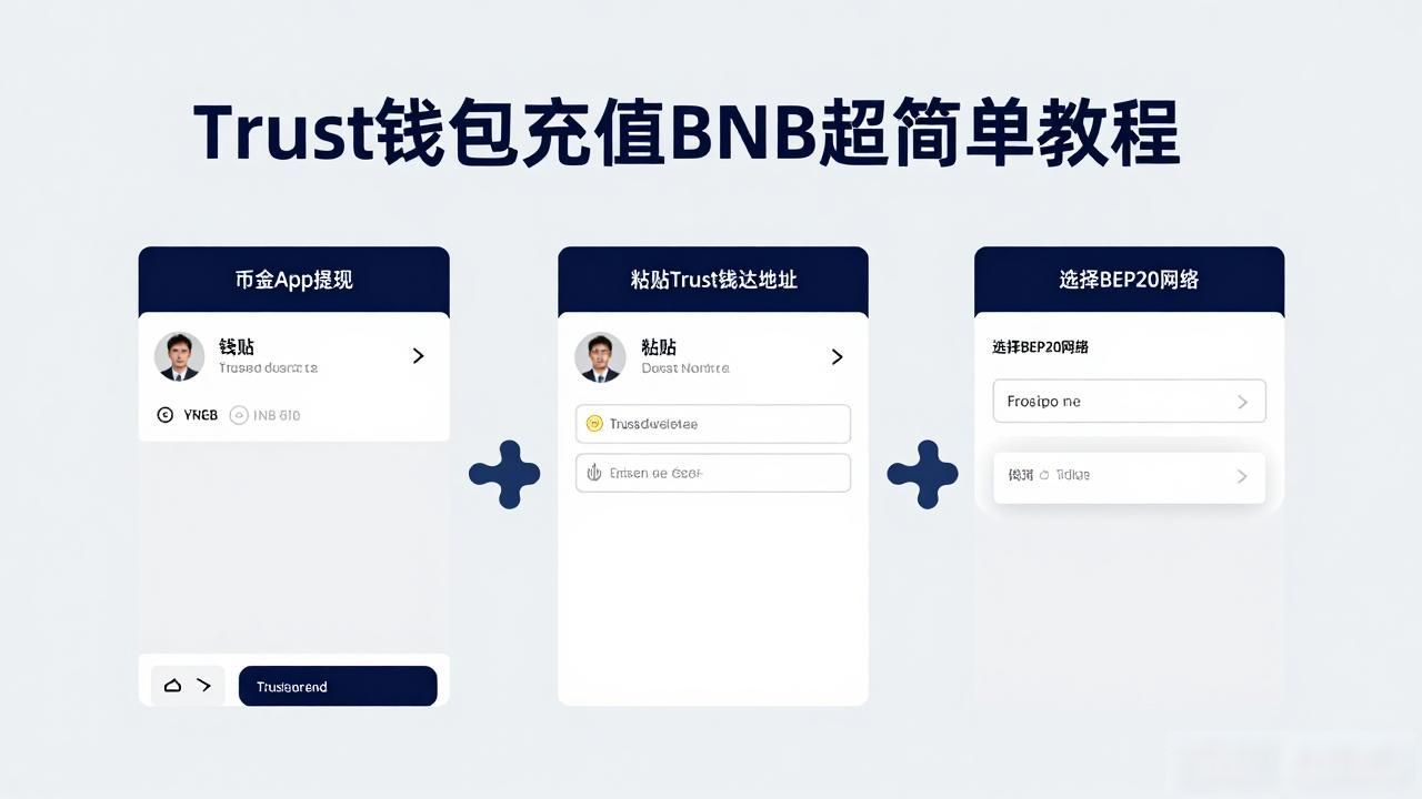 Trust钱包充值BNB超简单教程