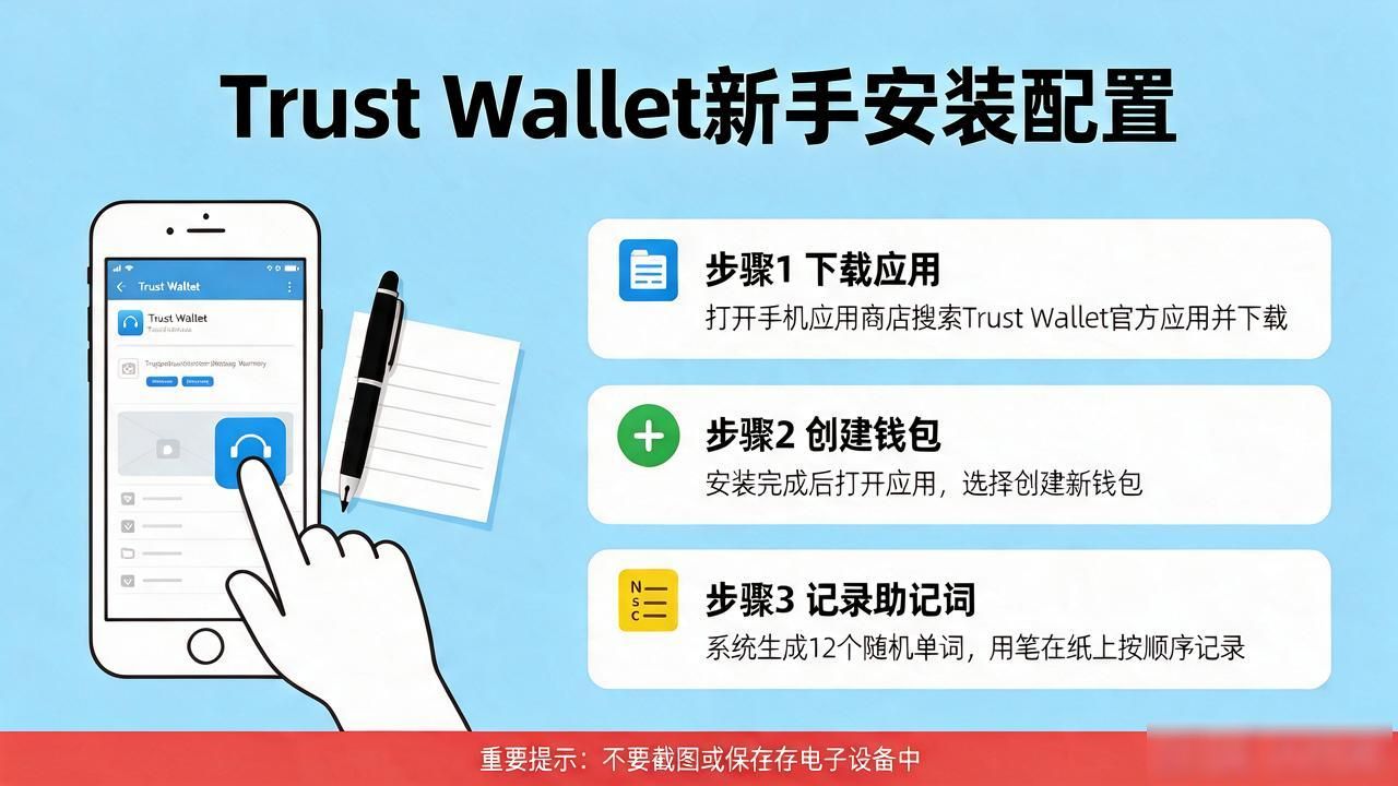 Trust Wallet怎么下载和配置？新手一步步教你