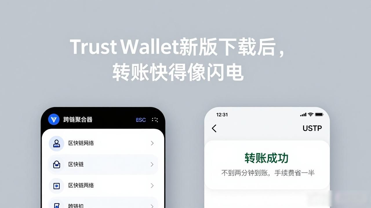 Trust Wallet新版下载后，转账快得像闪电