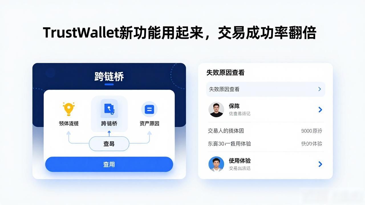Trust Wallet新功能用起来,交易成功率翻倍