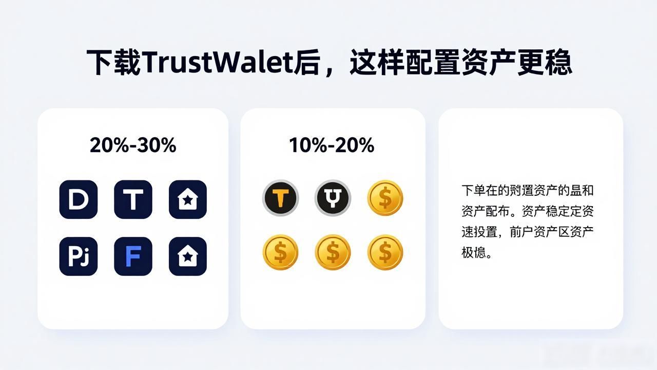 下载Trust Wallet后，这样配置资产更稳